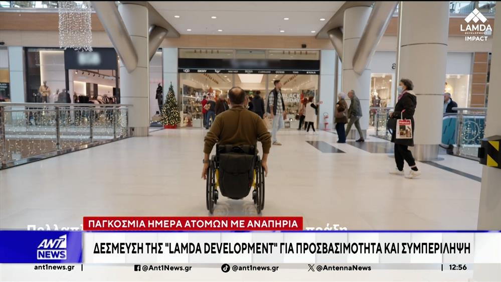 Παγκόσμια Ημέρα Ατόμων με Αναπηρία: Η LAMDA Development παρουσιάζει τις πρωτοβουλίες της