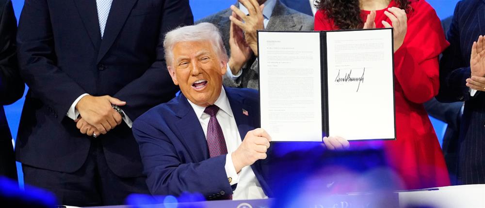 Ο Τραμπ ανακοινώνει το "Συμβούλιο Ειρήνης" του - Έπεσαν οι υπογραφές