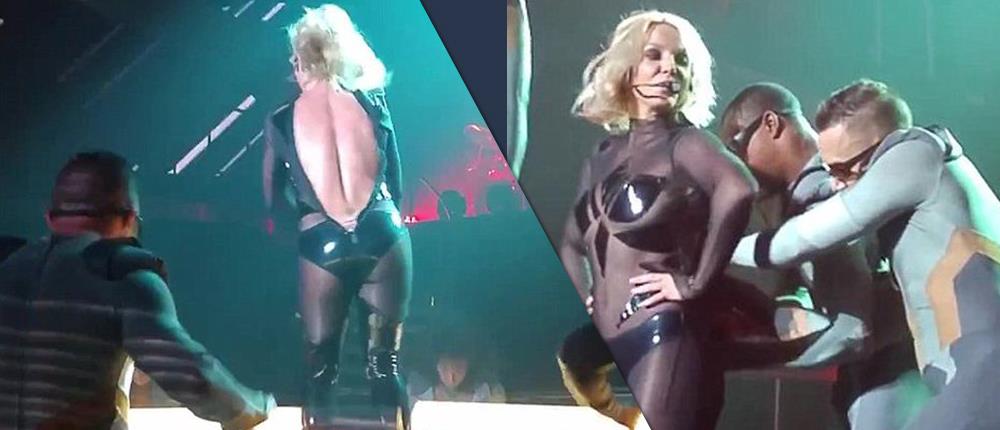 Britney Spears - Λας Βέγκας - σκηνή - ατύχημα - ρούχα