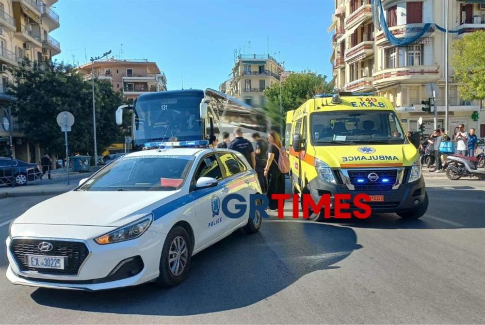 Θεσσαλονίκη - λεωφορείο - ΕΚΑΒ