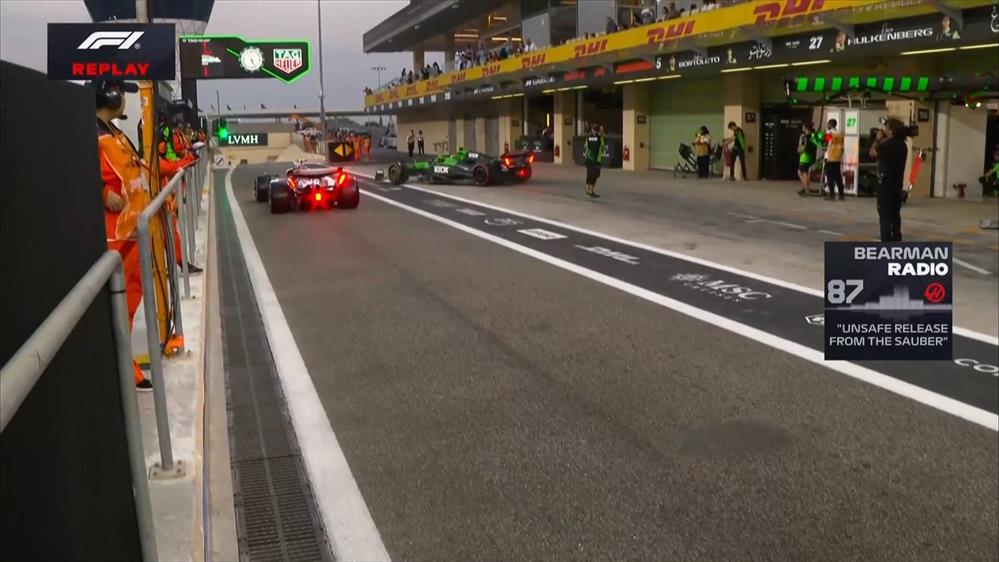 Παραλίγο να συγκρουστούν στα pit οι Bearman-Bortoleto