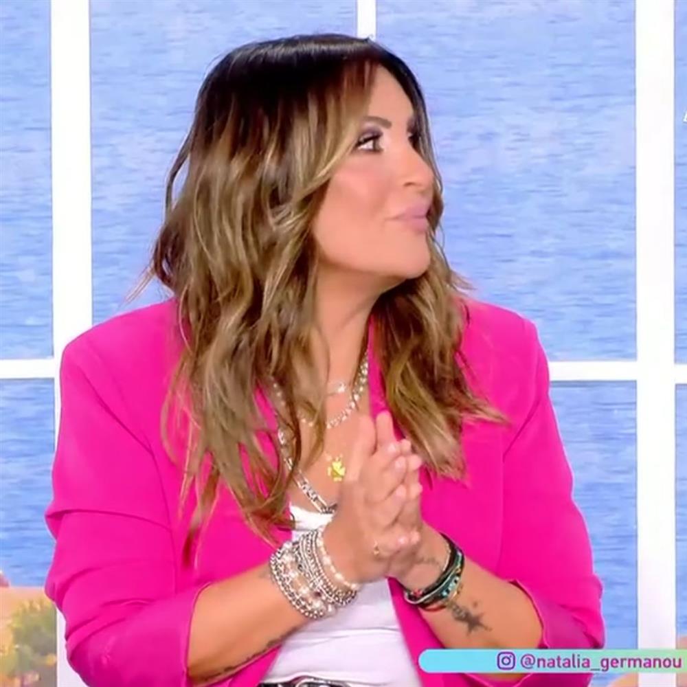 Ναταλία Γερμανού: Η φωτογραφία του Γιώργου Μαζωνάκη στο πλατό - "Θέλαμε αυτή η ψυχή να μας κάνει παρέα όλη τη σεζόν"