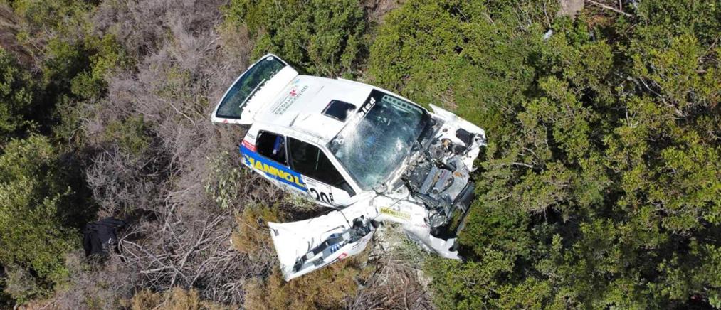 Τροχαίο στο Λασίθι: Αγωνιστικό όχημα έπεσε σε γκρεμό (βίντεο)