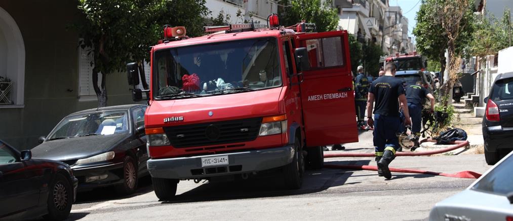 Πυρκαγιά ξέσπασε στο Κάτω Σχολάρι του δήμου Θέρμης