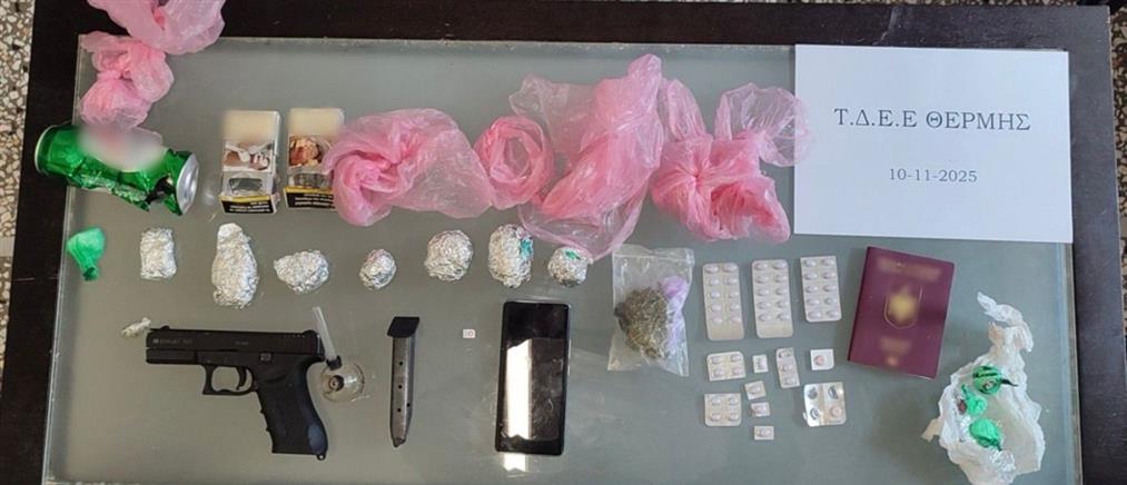 Θέρμη: Συνελήφθη 36χρονος για κατοχή ναρκωτικών και όπλων
