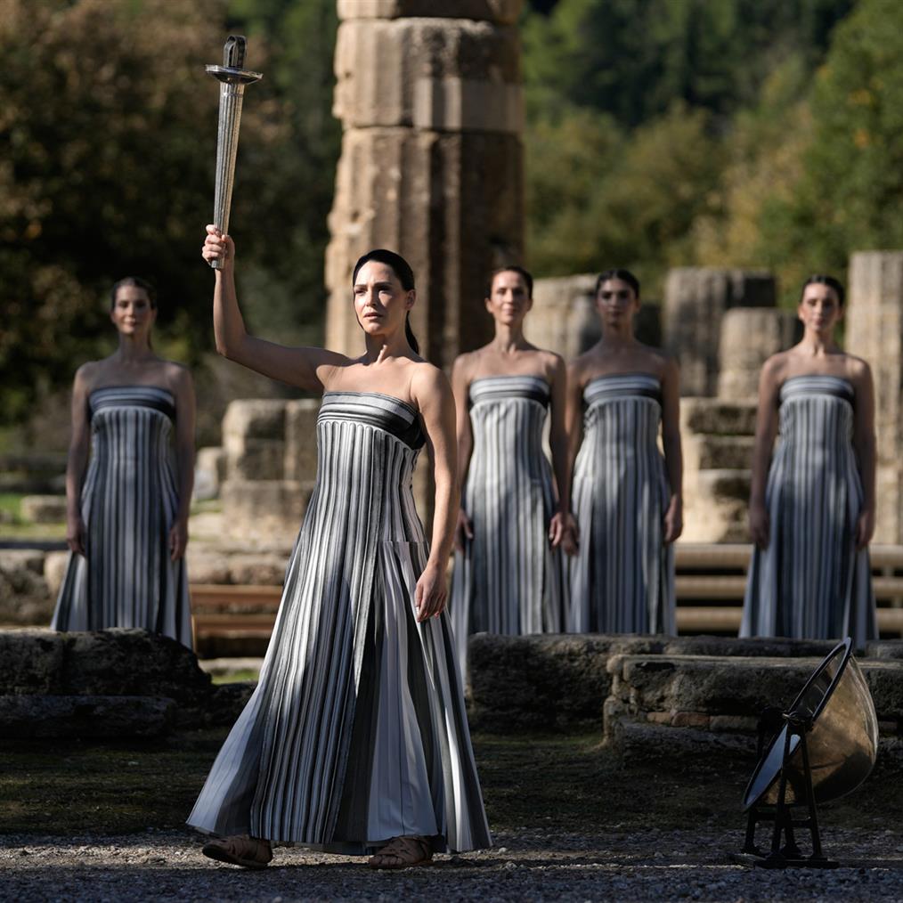 Μαίρη Μηνά: Στην τελική πρόβα για την Τελετή Αφής της Ολυμπιακής Φλόγας για τους Χειμερινούς Ολυμπιακούς Αγώνες Milano/Cortina 2026