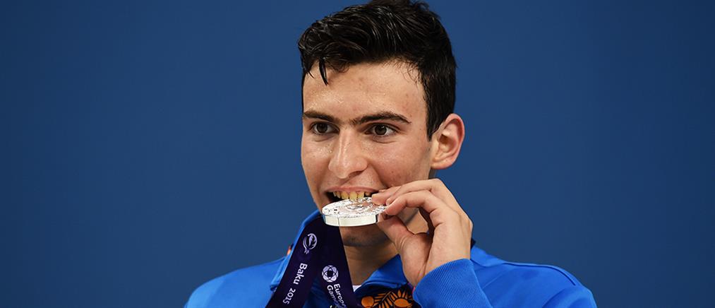 «Ασημένιος» ο Δημήτρης Δημητρίου στο Μπακού