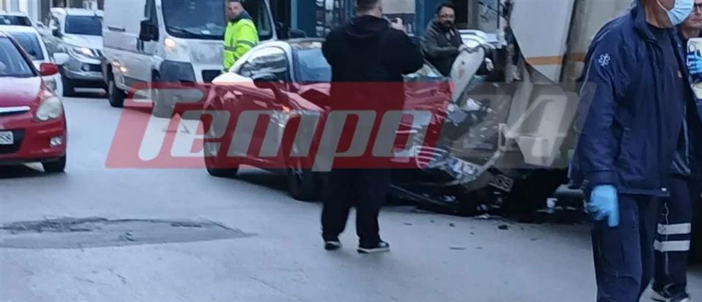 Πάτρα: Μεθυσμένος ο άνδρας που "καρφώθηκε" πάνω σε απορριμματοφόρο και τραυμάτισε εργαζόμενο