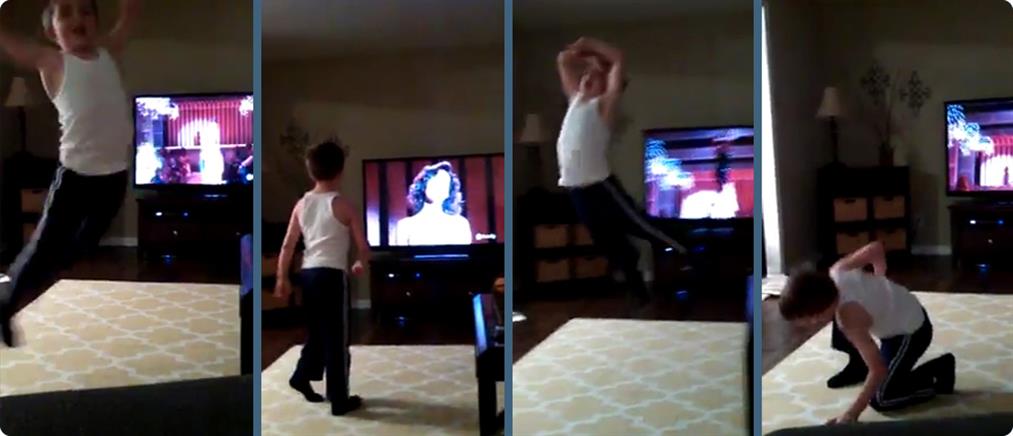 Ο 8χρονος Πάτρικ Σουέιζι χορεύει σχεδόν τέλεια το χορό του Dirty Dancing