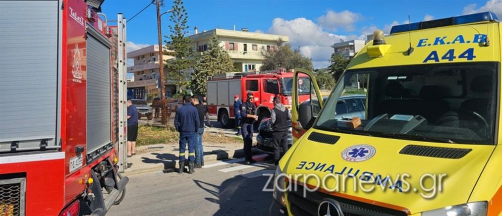 Κρήτη: Σοβαρό τροχαίο - Στο νοσοκομείο δύο άτομα (εικόνες)