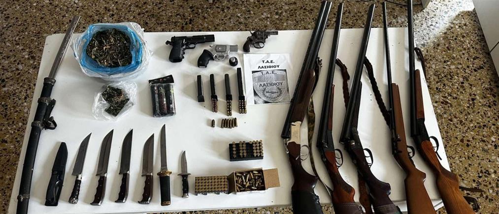 Άγιος Νικόλαος: Έκρυβε στο σπίτι του από κάνναβη μέχρι και ξίφος