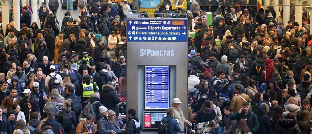 Χάος στα δρομολόγια της Eurostar: Μεγάλες καθυστερήσεις και ακυρώσεις ταξιδιών