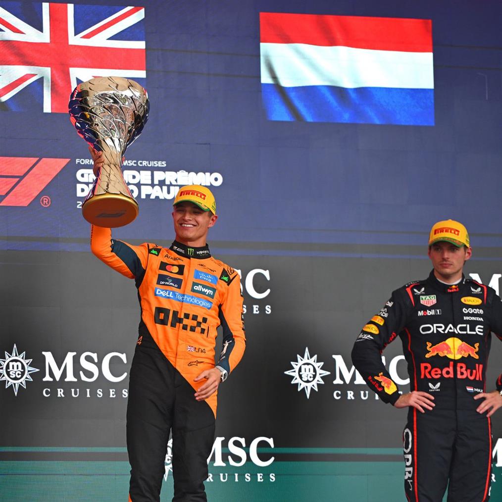 Formula 1: Θριαμβευτική νίκη του Λάντο Νόρις στο 21ο Grand Prix στη Βραζιλία που μεταδόθηκε ζωντανά, αποκλειστικά στο ΑΝΤ1+