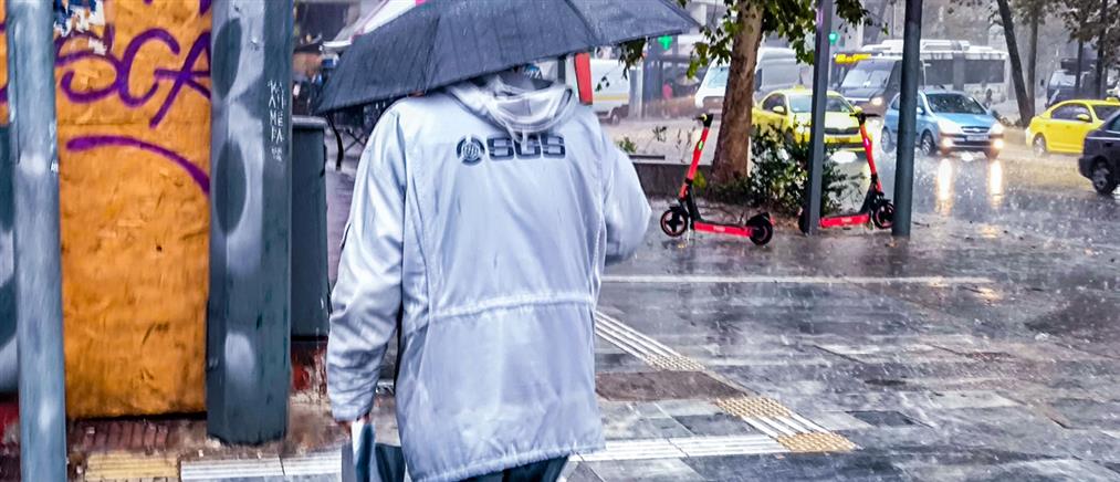 Νέο έκτακτο δελτίο επιδείνωσης καιρού από την ΕΜΥ: Ισχυρές βροχές, καιταιγίδες και χαλάζι