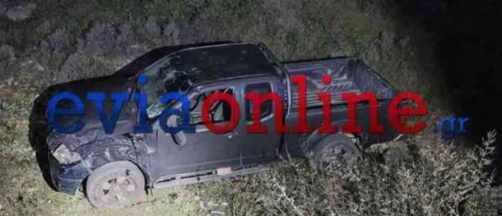 Τροχαίο στην Εύβοια: Αγροτικό έπεσε σε γκρεμό