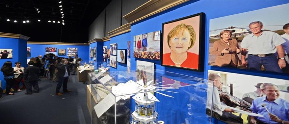 Ο…ζωγράφος Τζορτζ Μπους και οι ξένοι ηγέτες