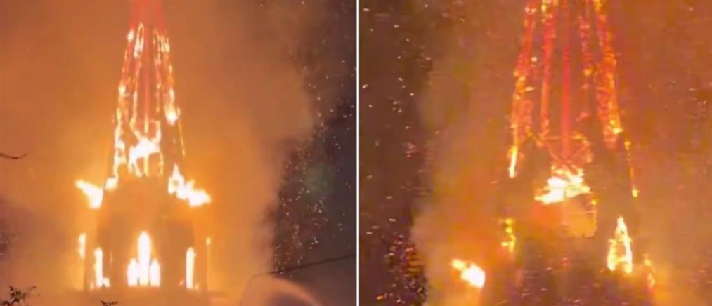 Ολλανδία: Γιγαντιαία πυρκαγιά κατέστρεψε έναν ναό του 19ου αιώνα στο Άμστερνταμ