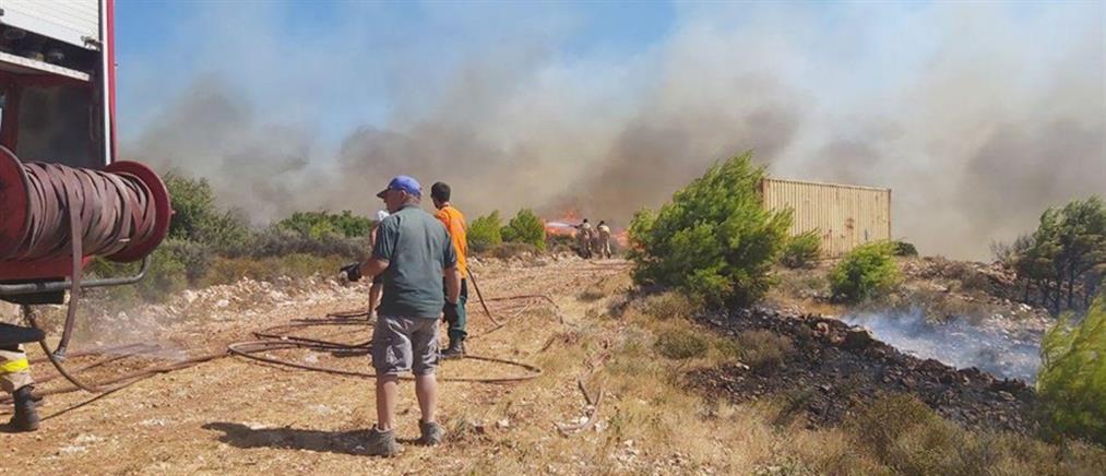Φωτιά στο Άστρος Κυνουρίας - Στην Ορεινή Μελιγού το μέτωπο