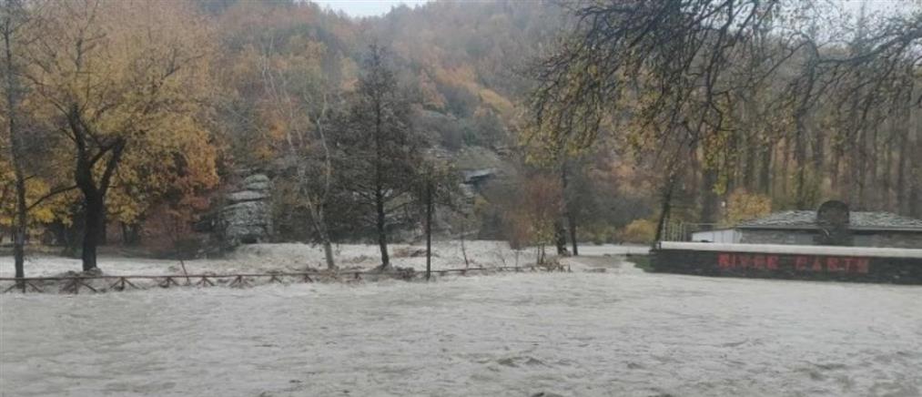 Υπερχείλισε ο Αλιάκμονας στο Νεστόριο - Προβλήματα και στην ύδρευση