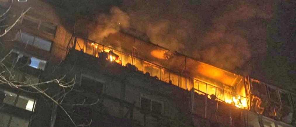 Ουκρανία: Μπαράζ ρωσικών επιθέσεων στο Κίεβο