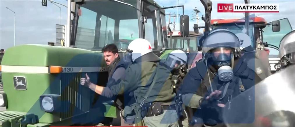 Αγροτικές κινητοποιήσεις: Σε τρεις συλλήψεις προχώρησε η αστυνομία στον Πλατύκαμπο Λάρισας