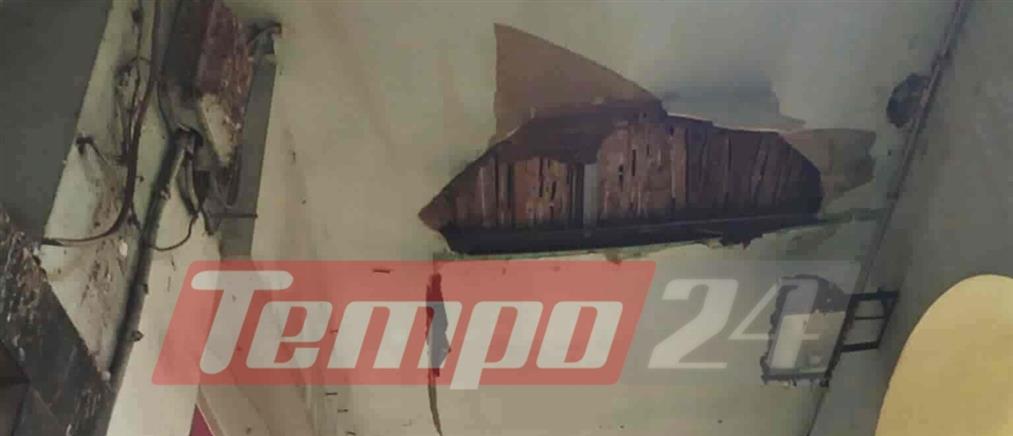 Πάτρα: Νέο περιστατικό πτώσης σοβά στο κέντρο της πόλης