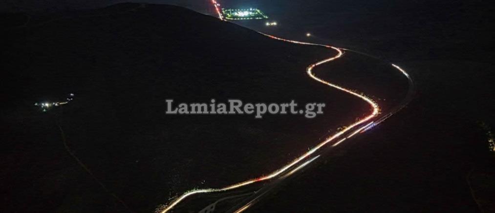 Φθιώτιδα: Ουρές χιλιομέτρων σε εθνική οδό και παραδρόμους - "Γολγοθάς" η επιστροφή των εκδρομέων (βίντεο)