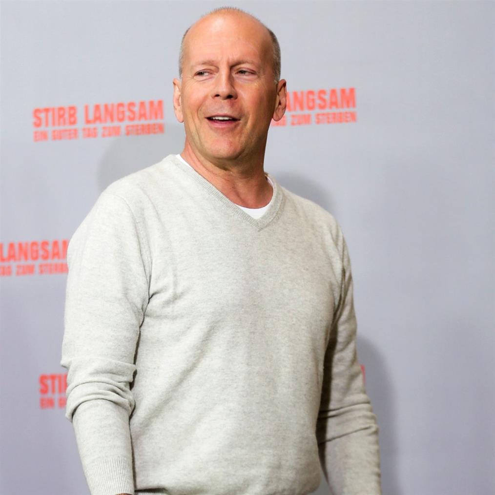 Μπρους Γουίλις: Χαμογελαστός στην τελευταία του δημόσια εμφάνιση