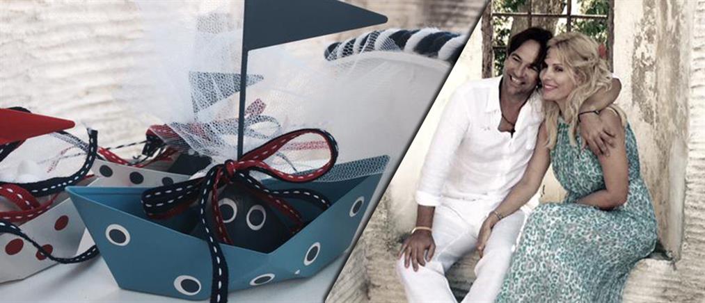 Μενεγάκη-Ματέο βάφτισαν την κόρη τους στην Άνδρο (φωτό)