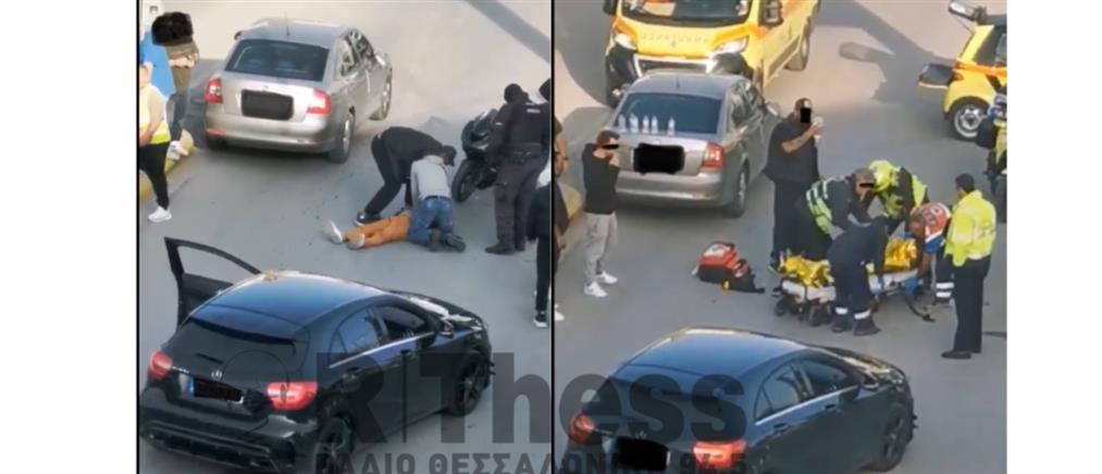 Δραματική διάσωση ποδηλάτη στον Εύοσμο Θεσσαλονίκης