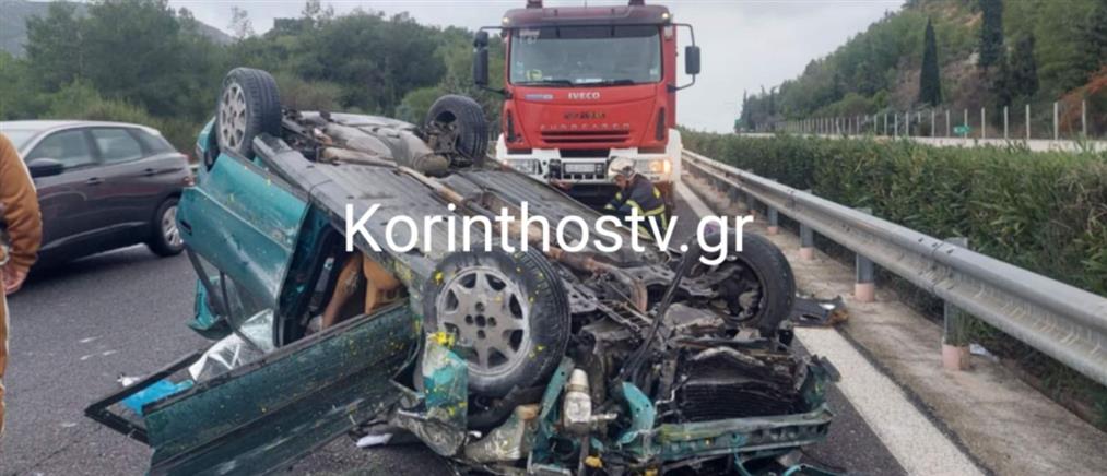 Σοκαριστικό τροχαίο στην Εθνική Οδό Κορίνθου – Τρίπολης