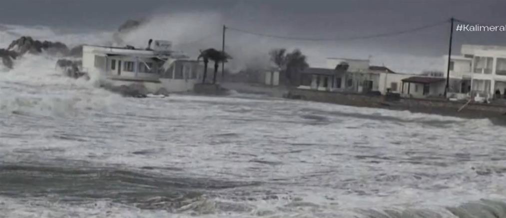 Ρόδος - "Καλημέρα Ελλάδα": Τεράστια κύματα κατέστρεψαν επιχείρηση για τρίτη φορά