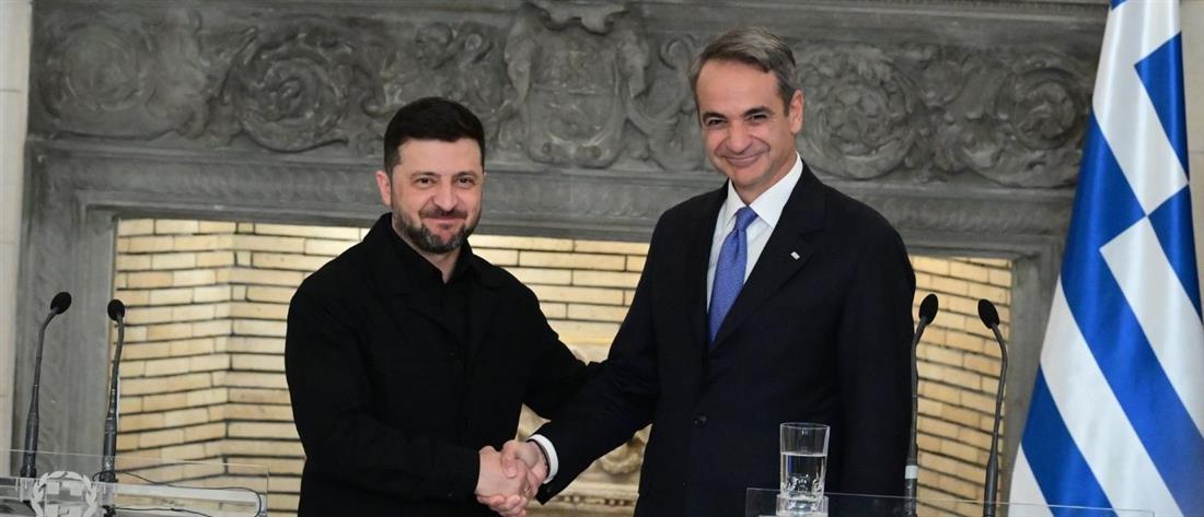 Μητσοτάκης Ζελένσκι Μητσοτάκης Ζελένσκι