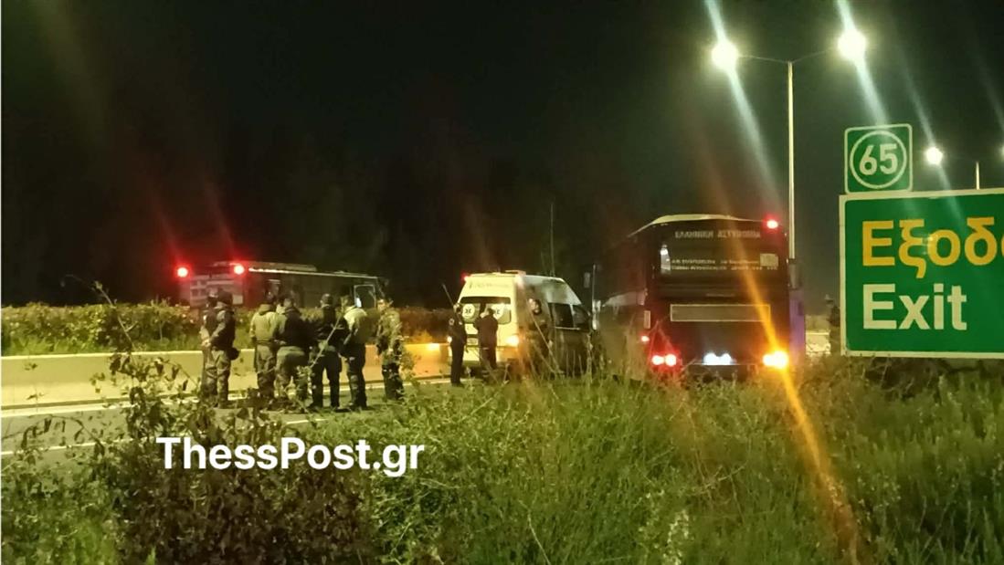 Πλατύκαμπος - τροχαίο