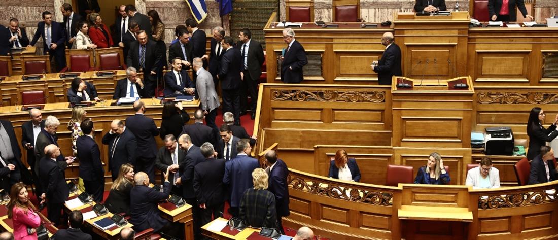 Μητσοτάκης - Βουλή - Πρόταση μομφής - αποτέλεσμα Μητσοτάκης - Βουλή - Πρόταση μομφής - αποτέλεσμα