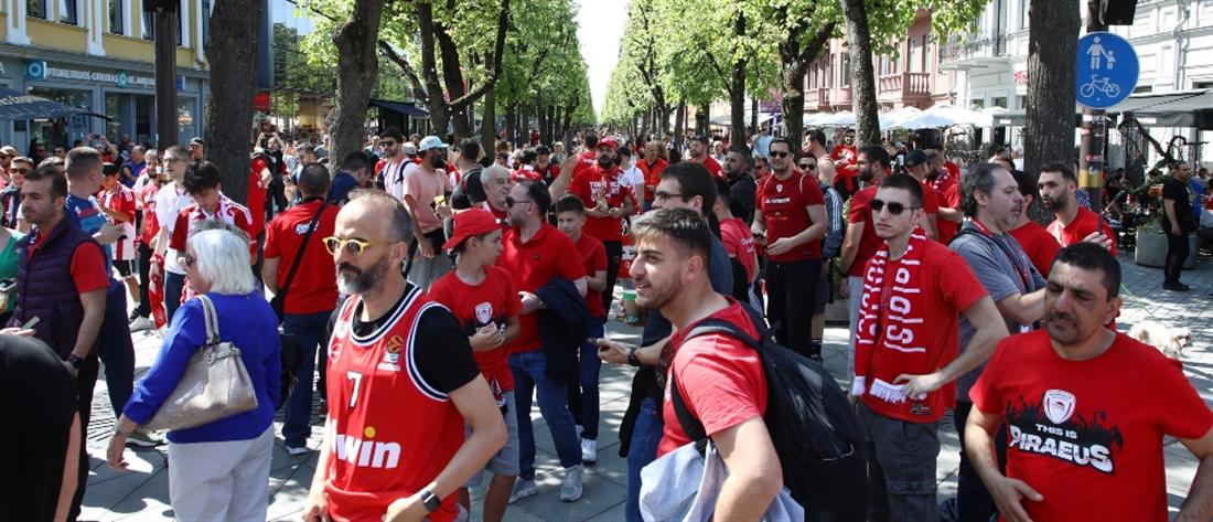 Ολυμπιακός - Κάουνας - φίλαθλοι