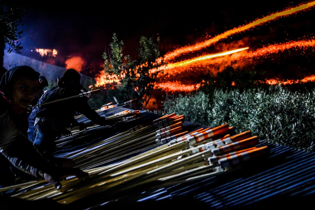 Ρουκετοπόλεμος-Χίος