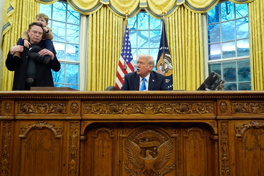 Τραμπ - Μασκ - γιος