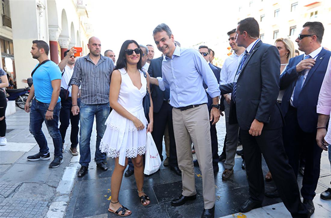 Μητσοτάκης - Θεσσαλονίκη - βόλτα