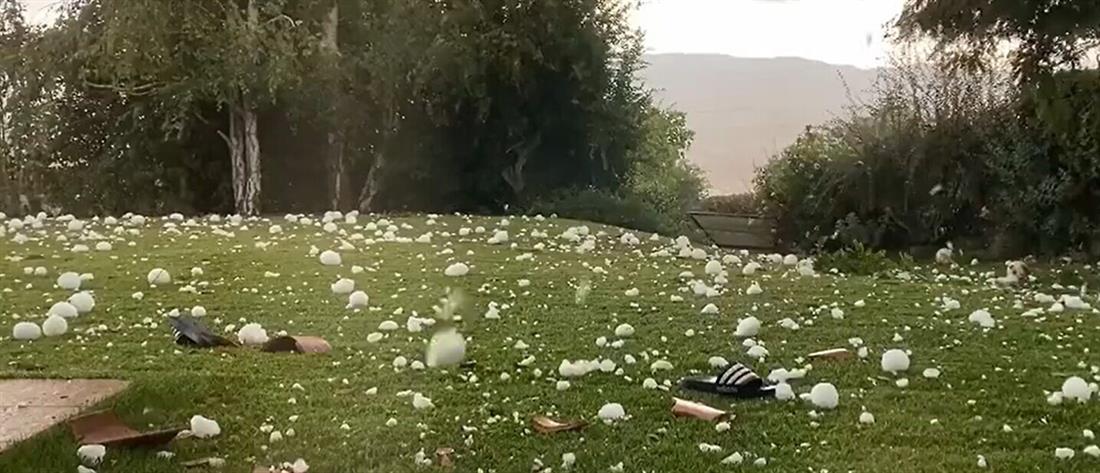 Ισπανία - χαλάζι