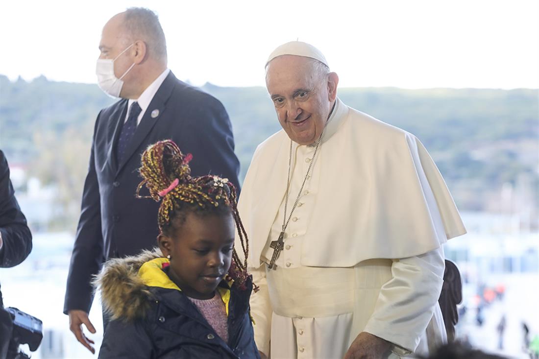 Πάπας Φραγκίσκος - Λέσβος - παιδιά