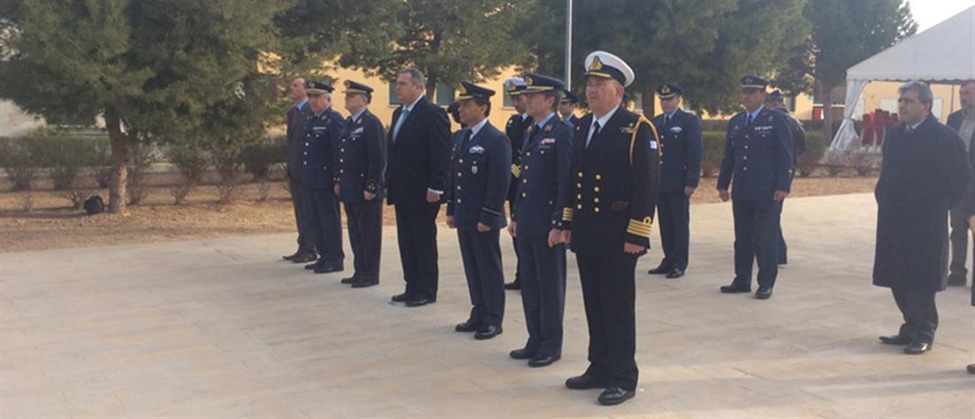 Πάνος Καμμένος - στεφάνι - Πολεμική Αεροπορία - Αλμπαθέτε - Ισπανία