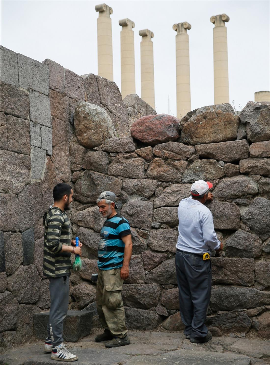 ΤΟΥΡΚΙΑ - ΣΜΥΡΝΗ - ΑΡΧΑΙΟΛΟΓΙΚΟΣ ΧΩΡΟΣ - ΣΤΑΧΤΗ ΑΠΟ ΤΟ ΗΦΑΙΣΤΕΙΟ ΤΗΣ ΣΑΝΤΟΡΙΝΗΣ