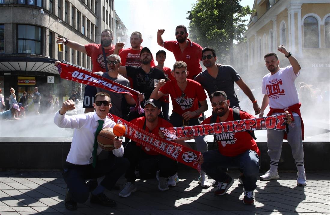 Ολυμπιακός - Κάουνας - φίλαθλοι