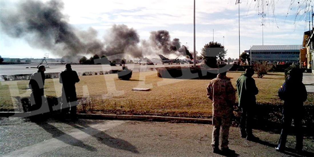 F16 - Ισπανία - πτώση - δυστύχημα