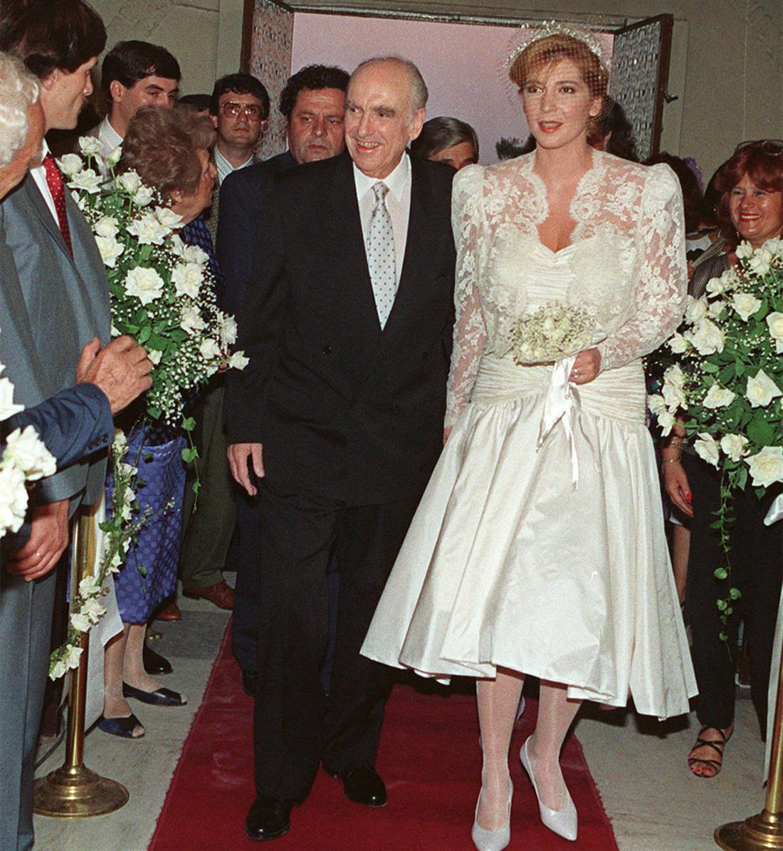 Ανδρέας Παπανδρέου - Δήμητρα Λιάνη -  γάμος - PENDING