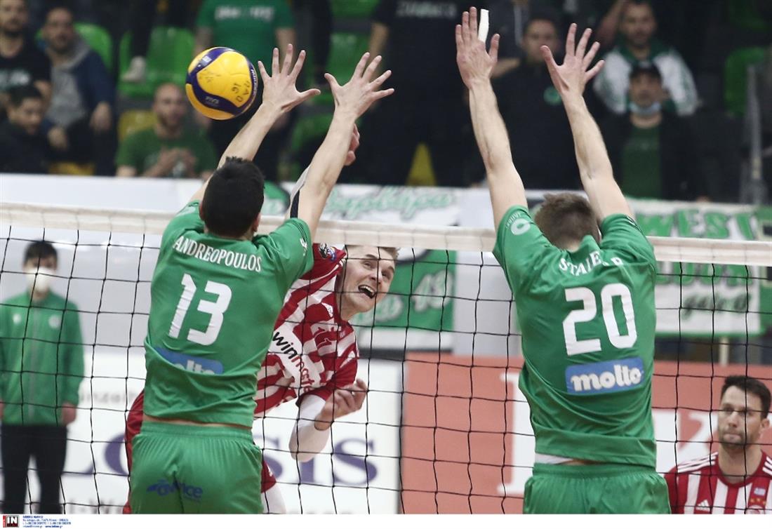 ΠΑΝΑΘΗΝΑΙΚΟΣ - ΟΛΥΜΠΙΑΚΟΣ - βόλει