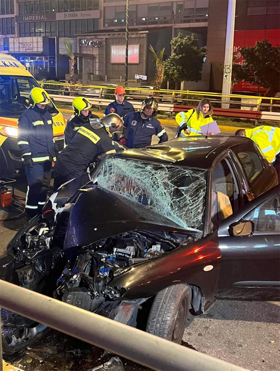 τροχαίο ατύχημα - Λεωφόρος Συγγρού