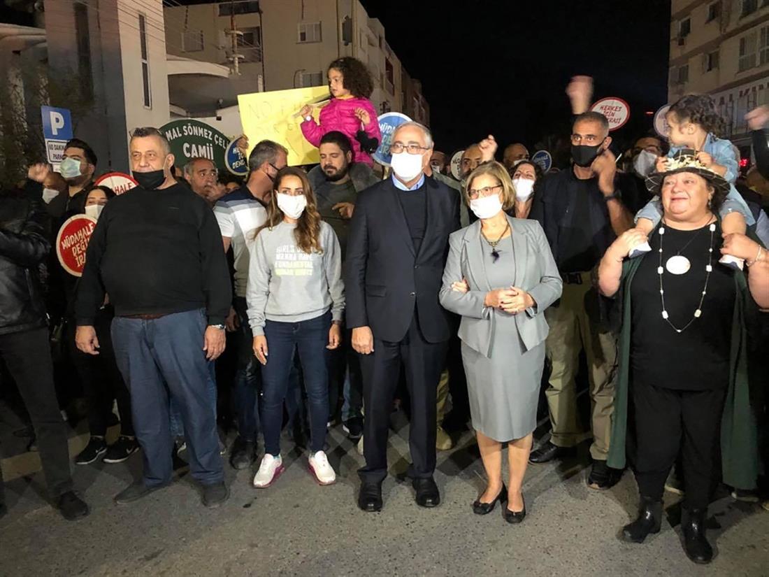 Κατεχόμενα - διαδήλωση - Τουρκοκύπριοι