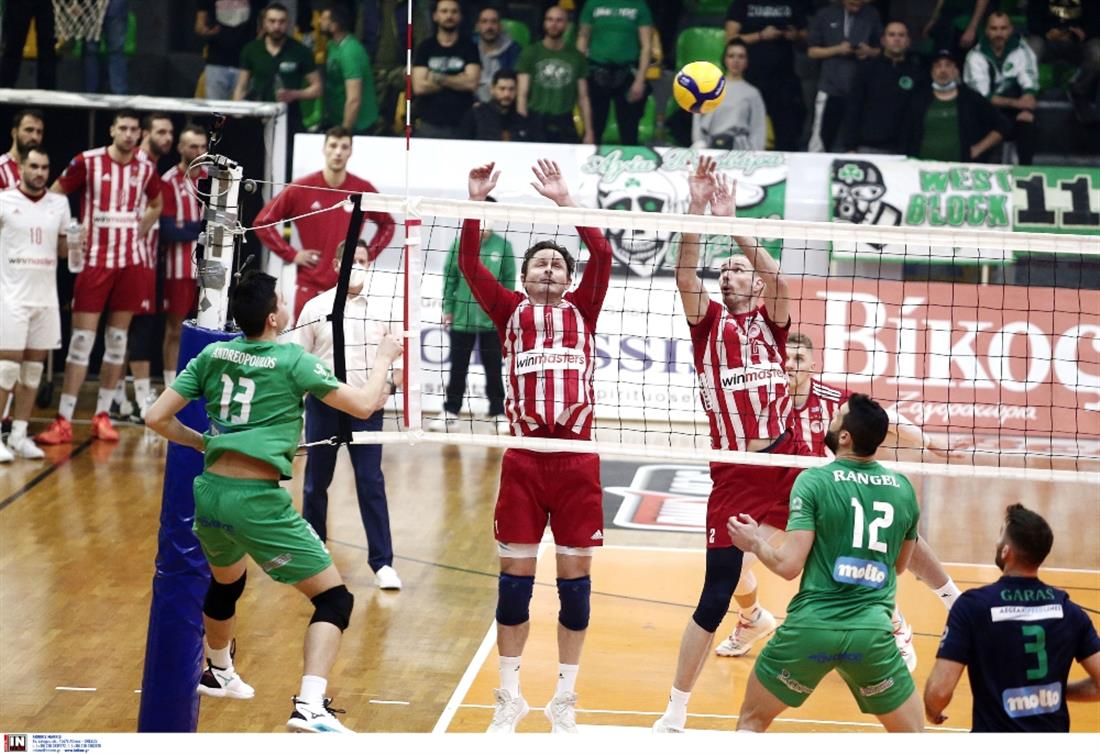 ΠΑΝΑΘΗΝΑΙΚΟΣ - ΟΛΥΜΠΙΑΚΟΣ - βόλει